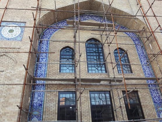 ضداب سازی نمای مسجد با زایکوسیل